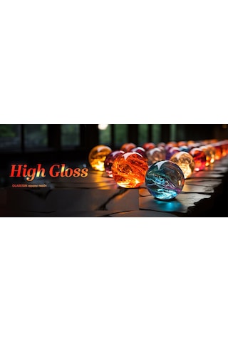 Glaresın Clear Epoxy Resın Ultra Şeffaf Hızlı 30 Kg Hobi Sanat Art Tepsi İnce Döküm Epoksi Reçine Kıt