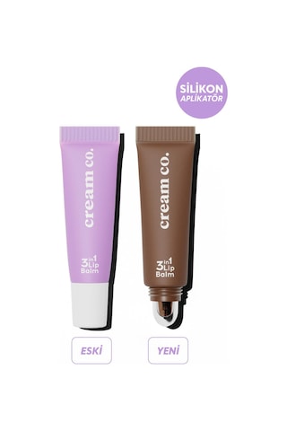 Cream Co. Onarıcı Besleyici Nemlendirici Dudak Bakımı 3in1 Lip Balm Mocha