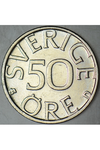 İsveç 50 Öre 1991.