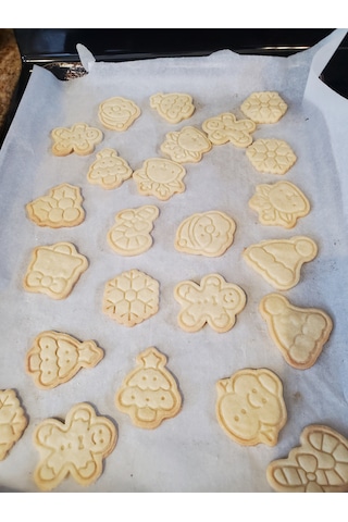 Yılbaşı Temalı 10 Parça Noel Baba Geyik Kardan Adam Kurabiye Kalıbı Seti Pasta Çok Renkli
