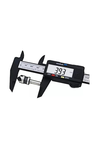 150 Mm Dijital Kumpas Elektronik Fiber Karbon Kaplı Plastik - Kumpas - 4 Ay