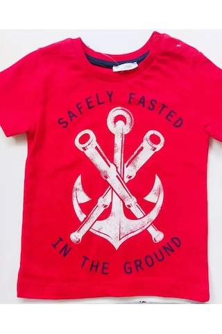 Zeyland Mininio Kırmızı Erkek Bebek Alt Üst İkili Takım 91m1fsa05 Kırmızı