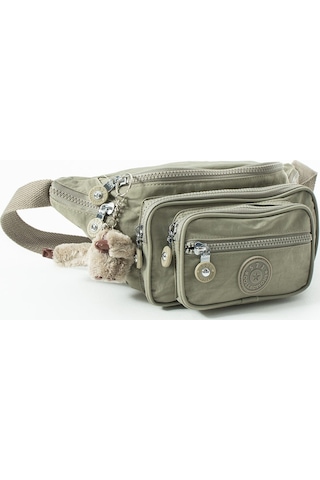 571 Collections Unisex Çok Cepli, Su Geçirmez, Çapraz Askılı Bel Çantası Freebag Vizon Model: 571-7j