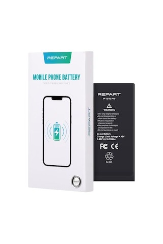 İphone 12/12 Pro Uyumlu Güçlendirilmiş Yüksek Kapasite Batarya - 3250 Mah