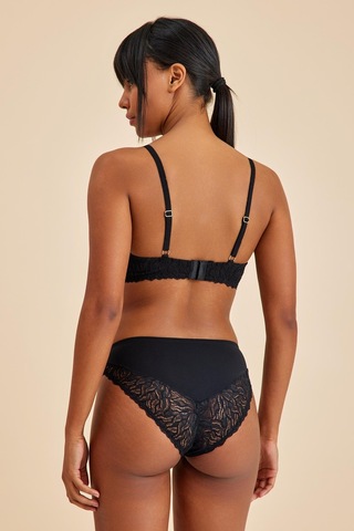 Amarelle Luna Siyah Dantelli Slip Külot Siyah