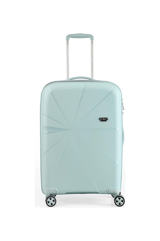 Ççs 5264 Polipropilen Büyük Boy Valiz Mavi