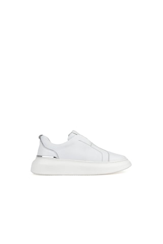 Ziya, Erkek Hakiki Deri Sneaker 151987z026 Beyaz 151987z026 500 Beyaz