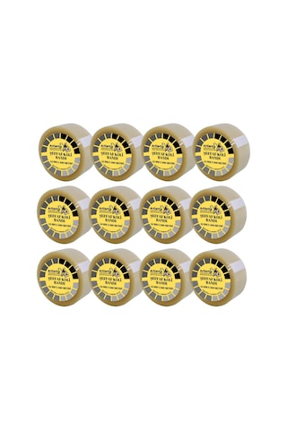 Koli Bandı Şeffaf 45x100 12 Li 1 Paket Artlantis Koli Bantı 45*10