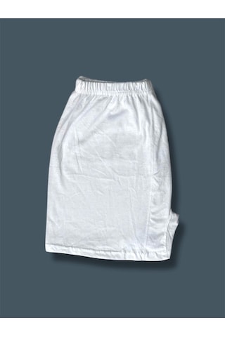 Pamuklu Arjantin Paçalı Erkek Boxer 12'li Beyaz