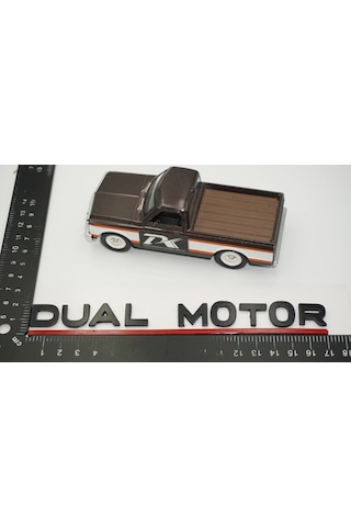 Dk Tuning Tesla Dual Motor Bagaj Kırmızı Siyah Yazı Logo Arma Bagaj Arma