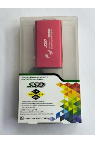 Msata Kutu M-sata Ssd Kutusu Harici Msata Ssd Kutusu Usb 3.0 Msata Kutu