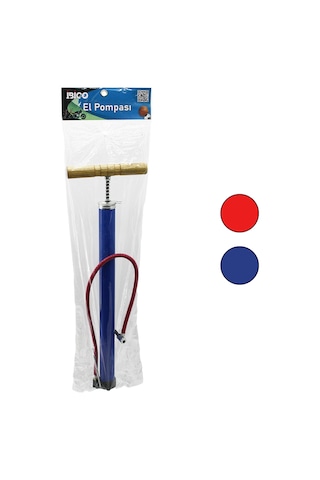 El Pompası 55 Cm Metal Gövde Ahşap Kol Bisiklet/top/motor