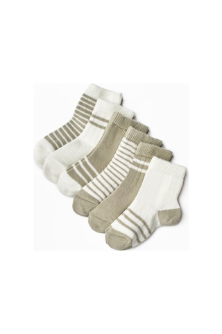 Csyc1002 Bebek Çorap %100 Organik Pamuk Bebek - Yenidoğan - Csyc1002 Yeşil