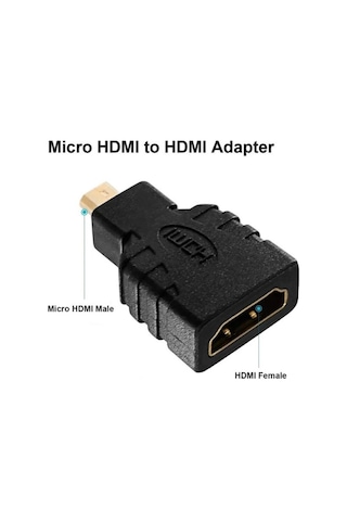 DESTE ELEKTRONİK HDMI DİŞİ - MİCRO HDMI ERKEK DÖNÜŞTÜRÜCÜ