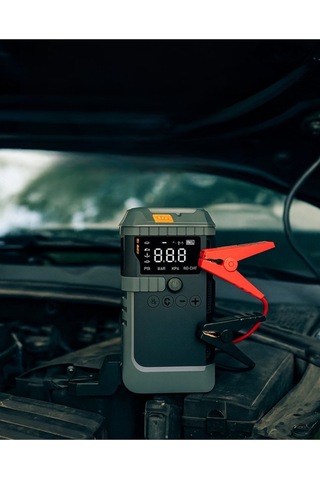 12000 Mah Akü Takviye & Hava Kompresörü 1200a Güç 150 Psı