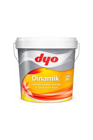 Dyo Dinamik Silikonlu İpek Mat İç Cephe Boyası 7.5 Lt Alüvyon Diğer