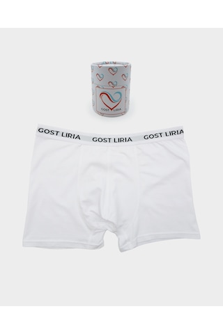 Gost Liria - Bare Erkek Boxer Beyaz Beyaz