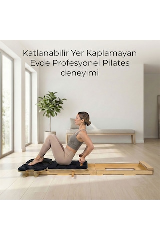 Kochler Yeni Nesil Katlanabilir Profesyonel Pilates Reformer Aleti - Az Yer Kaplayan, Kompakt Egzersiz Aleti