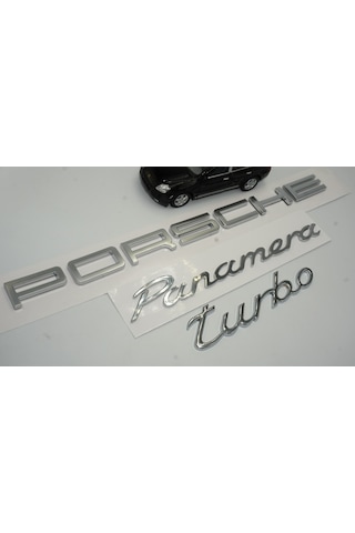 Porsche Panamera Turbo Bagaj 3M 3D Abs Yazı Logo Amblem Seti