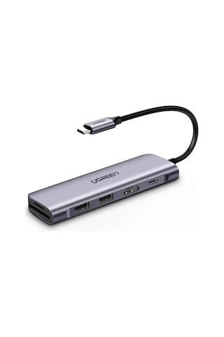 Ugreen Type-C To Hdmı Usb 3.0 Tf Sd Pd Dönüştürücü