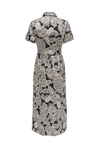 Only Kadın Onlpaula Desenli Toka Kemerli Maxi Elbise 15341613 Siyah Siyah