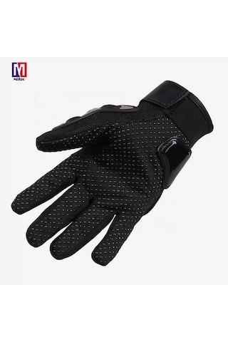 MOONRIDER Probiker Korumalı Motorcu Motosiklet Eldiveni Siyah