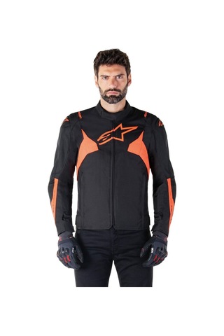 Alpinestars T-jaws V4 Wp Korumalı Motosiklet Montu Siyah Kırmızı