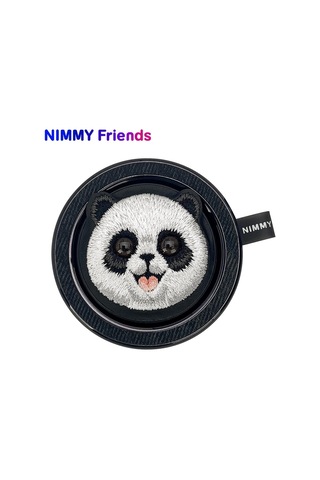 Magsafe Uyumlu Big Eyes Değiştirilebilir Manyetik 3d Nakışlı Panda Telefon Standı 2.0