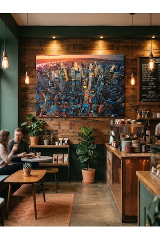 Tablo 60x90 Cm Büyük Boy Kafe Ve Salon Hediyelik Duvar Aksesuarı 2. Model