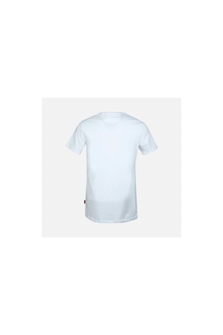 John Frank Erkek Beyaz Baskılı T-shirt Siyah