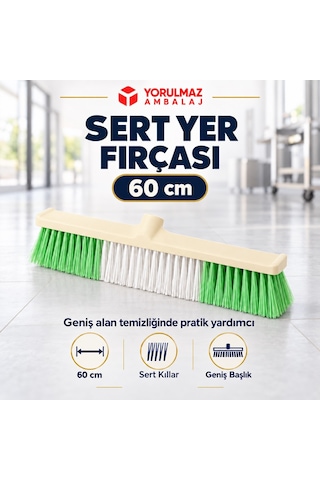 60 Cm Sert Yer Fırçası Z199 Zambak Çalı Fırçası, Geniş Alan Temizliği