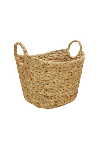 Koçtaş Su Sumbülü Oval Dekoratif Sepet 42x36x36 Cm Çok Renkli