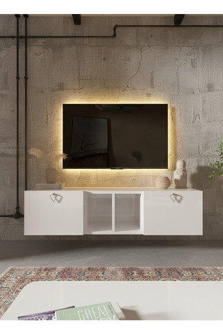 Resital Tv Ünitesi S1240-1 Beyaz Beyaz