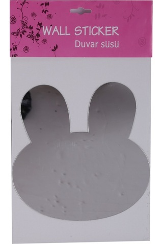 Sıa Aynalı Duvar Süsü (Sticker) Tavşan Şekilli