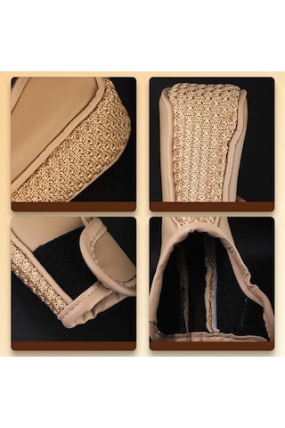 Dancemonkey Pu + Buz İpek Kaymaz Araç Vites Topuzu Kapağı - Siyah Siyah