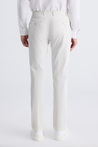 Twn Slim Fit Ekru Çizgili Pamuklu Jogger Pantolon 4ec0305013442 E01