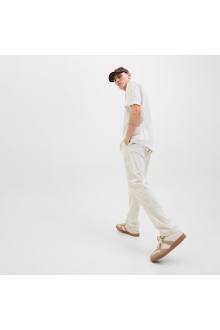 Jack&jones Jack Jones Pantolon Kane Summer Linen Blend Jogger Bej