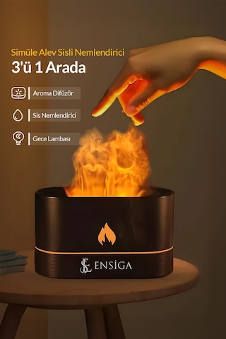 Alev Efektli Ultrasonik Aroma Difüzör