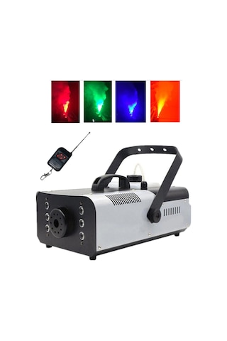 Quenlite Ql-2000Rgb Sis Makinası Led Işıklı 2000 Watt Uzaktan Kum