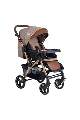Tommy Baby Tornado Plus Gold Alüminyum Lüx Çift Yönlü Bebek Arabası