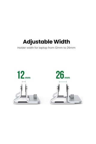 Ugreen 20471 Alüminyum Notebook Macbook Dikey Masaüstü Standı