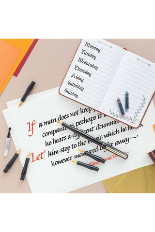 Manuscript Deluxe Kaligrafi Kalemi Seti 6'lı Karton Kutu