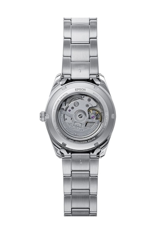 Orıent Kurmalı Otomatik Çelik Gri Mavi Kadran Safir Cam 39 Mm Erkek Kol Saati Ra-ac0r06l30b Metalik