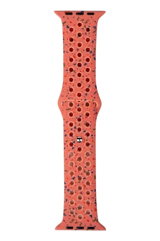 Apple Uyumlu Watch 38mm Kordon Yeni Seri 2023 Krd-02 Silikon Strap Kayış