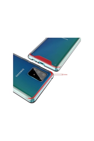 Samsung Uyumlu Galaxy A91 S10 Lite Zore Gard Silikon Renksiz