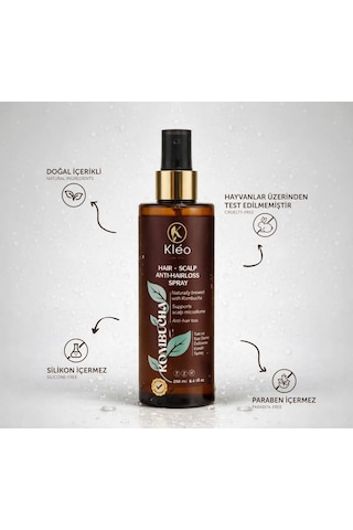 Kléo By MK Kombucha Özlü Dökülme Karşıtı Gürleştirici ve Besleyici Bakım Spreyi 250 ML