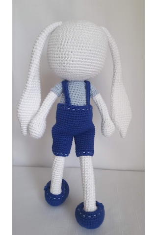 Amigurumi Mavi Tavşan Oyuncak
