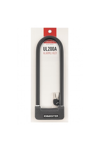 Knmaster Ul200a Alarm Fonksiyonlu U-lock Motosiklet Kilidi