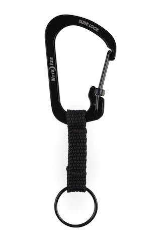 Nite Ize Slidelock Karabina Keyring Anahtarlık Siyah