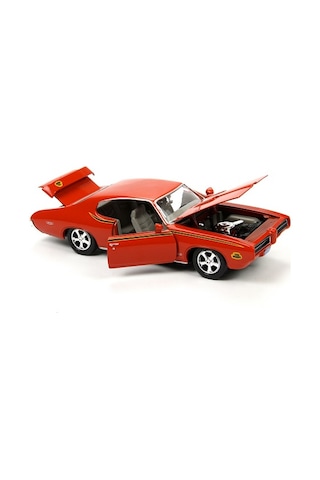 Motormax 1969 Pontiac Gto Judge 1/24 Turuncu Model Araba